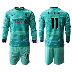 Maillot de Foot Liverpool M.Salah 11 Extérieur 2020-21 Manches Longues - Enfant